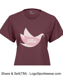 Cardinal Hope in Motion Ladies B-Dry Core Tee Design Zoom